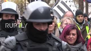 France: Flares burn as Yellow Vests flood Paris streets