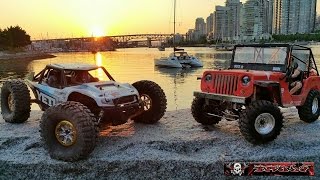 Sunset scale run out with Sawback and Yeti !