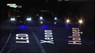 Сравнение LED против Ксенона, против Галогена