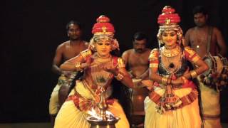 Scenes from 'Bhagavadajjukam Kutiyattam'