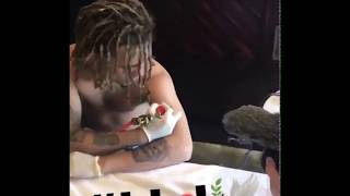 Lil Pump - самостоятельно набил себе татуировку в честь XXXTentacion