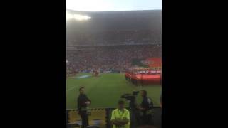 hymne Wales / Pays de Galles / euro 216 / Stade des Lumieres / Lyon