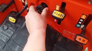 Видеообзор японского минитрактора KUBOTA T22. Полный набор функций!!!