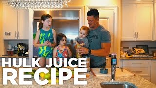 HULK JUICE RECIPE- all natural pre-workout