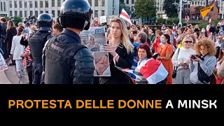 Minsk, protesta delle donne