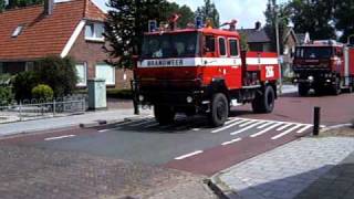 Brandweer optocht Vroomshoop 150 Jaar Vroomshoop