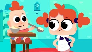 Развивающие и обучающие песенки - КАША ? - Теремок песенки для детей / рифмы, потешки  для малышей