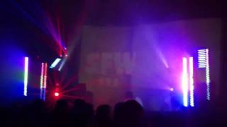 Detroit Rave Scene light show