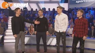 Torwand: Mergim Collaku gegen Matthias Ginter und Max Meyer | das aktuelle sportstudio