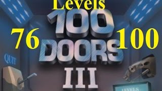 100 дверей 3 - 100 Doors 3 (ZENFOX)  Прохождение 76 - 100 уровень ( levels 76 - 100 )