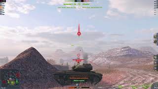 world of tanks blitz T49A+auto aim=OP