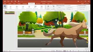 2D Animation Cartoon  In PPT (Power Point)
