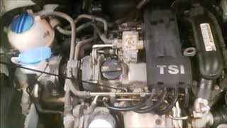vw caddy 1.2tsi how to change oil and filter and how to reset service