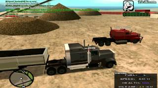 gta самп даймонд рп трилианд прохождение часть №2"дальнобойшик от бога"