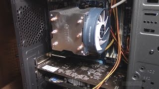 Установка системы охлаждения TITAN TTC- NK35TZ/R на ЦП с сокетом AM3+ Gigabyte GA-970A-DS3
