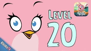 Angry Birds Stella - Level 20 Walkthrough (3 Stars)