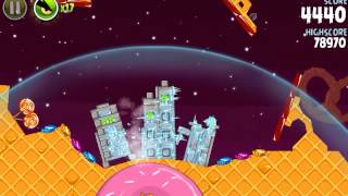 Angry Birds Space Utopia 4-29 3-star walkthrough