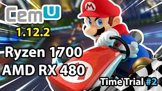Cemu 1.12.2d - Mario Kart 8 [4K IR] - Time Trial #2 | Ryzen 1700 - AMD RX 480 | NeetoDX