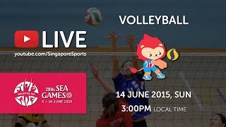 Volleyball Women's Team Semi-Final 1 (Day 9) | 28th SEA Games Singapore 2015