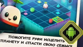 Решайте хитроумные головоломки на фоне прекрасных пейзажей в игре для android Roofbot!