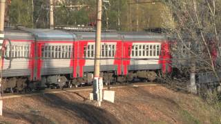 Петербург, станция Ланская. ЭТ2-027 и ЭД4М-418