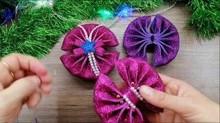 Игрушки из глиттерного фоамирана/Украшения на ёлку?/Christmas Ornaments/DIY