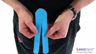 Levotape Kinesiology Tape - how to prepare a "Y" strip