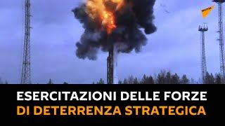 #Esercitazioni delle forze di deterrenza strategica con test di #missili balistici