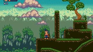 Character movement gameplay - Kung Fu UFO - Sega Mega Drive Genesis