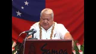 Samoa PM Tuilaepa delivers 2015 New Year's Address to the Nation [Samoan]