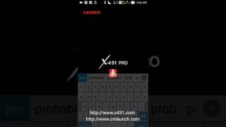 Launch x431 pro demo