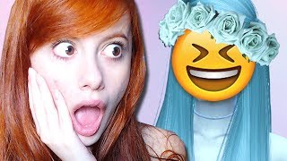 FIZ UMA SIM TODA AZUL! | Desafio das Cores - THE SIMS 4
