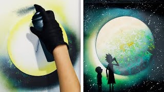 15 УДИВИТЕЛЬНЫХ ИДЕЙ СПРЕЙ-АРТА