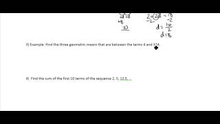 322 Unit 12 Geo Sequence Video1