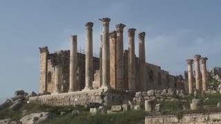Gerasa Temple of Zeus or Jupiter at Jerash - Jordan