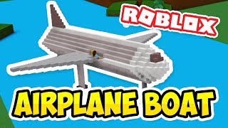 AIRPLANE BOAT - Roblox Build a Boat for Treasure