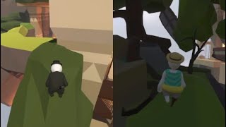 The secret route in Aztec level. Human fall flat.