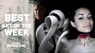 Body Paint Illusions, Felting & String Art | Timelapse Tutorials