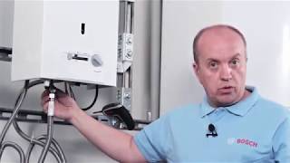 Настройка газовой колонки Bosch серии Therm 4000 О