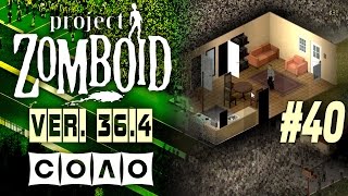 Двигаем ящики на большущем складе, соло выживание в "Project Zomboid" (#40)