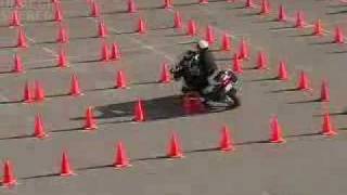 O melhor teste de baliza....Moto