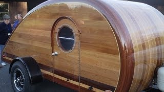 Woody Teardrop Trailer