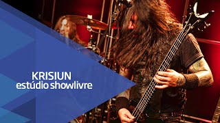 "Conqueross of armageddon" -  Krisiun no Estúdio Showlivre 2015
