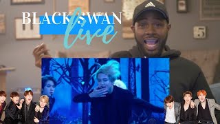 AMERICAN DANCER Reacts to BTS: Black Swan LIVE!! Artist Thoughts!