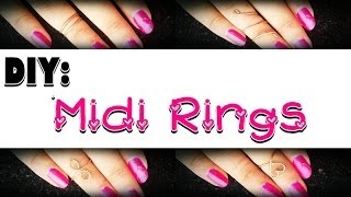 DIY: Midi Rings