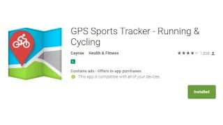 review - Caynax GPS Sports Tracker - Running & Cycling app - reprovado #fail