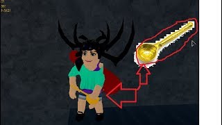 Купила золотую ложку  в Treasure Hunt Simulator ROBLOX-по русски
