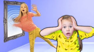 Amelia and Avelina Compilation Tuesday with a magic mirror to indoor playground adventure