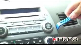 Как снять магнитолу Honda Civic