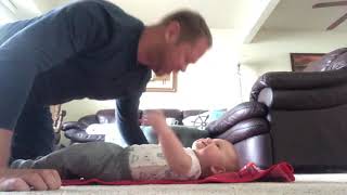 Ticklish man